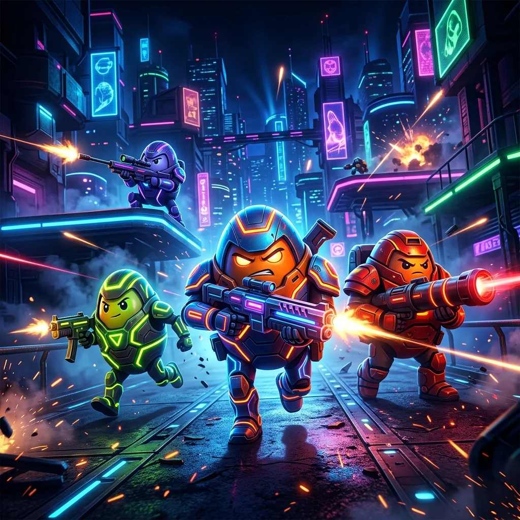 Shell Shockers Game Poster